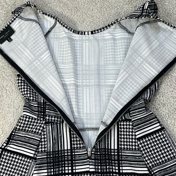 Romeo + Juliet Couture | Black and White Plaid Dress | Size Medium - Picture 4 of 8